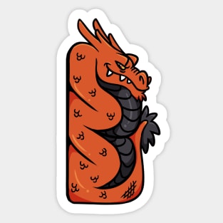 Red Dragon Totem Sticker